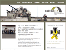 Tablet Screenshot of bruecke112.de